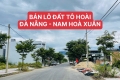 BÁN LÔ ĐẤT TÔ HOÀI ĐÀ NẴNG - 6 TỶ 180 TL